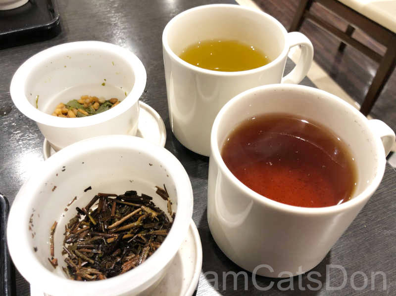 静鉄ホテルプレジオ沼津 朝食 セミバイキング 静岡茶 ほうじ茶と玄米茶２
