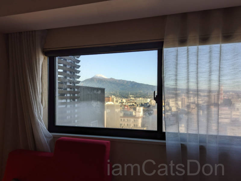 ココチホテル沼津 部屋から富士山の眺望